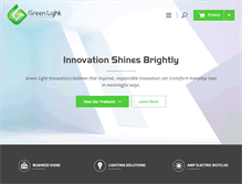 Tablet Screenshot of greenlight-innovations.com